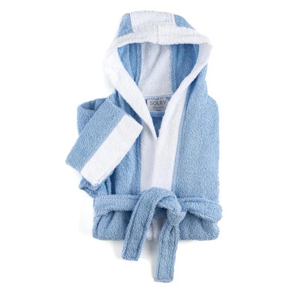 Soley | Pueri | %100 Pamuklu Unisex Çocuk Bornozu - 5