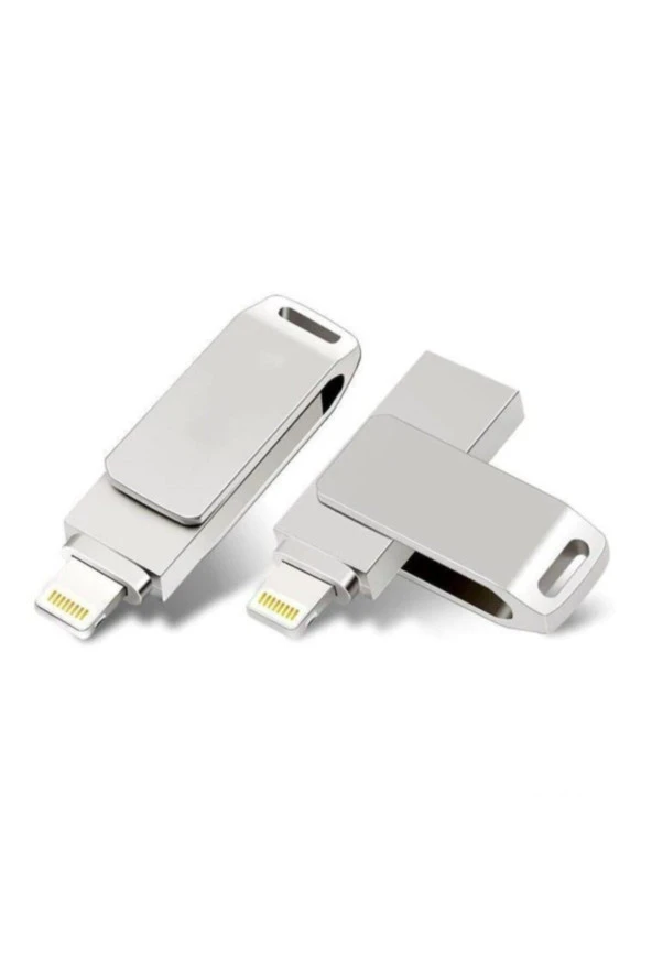 Metal 3.0 64 Gb Iphone Lightning Usb Ipad I-flash Otg Flaş Bellek Galio Otg Drive