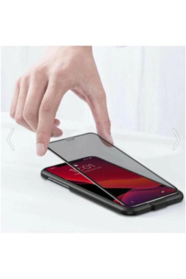 Apple Iphone 11 (6.1) Kavisli Gizlilik Filtreli Hayalet Ekran Koruyucu - 3