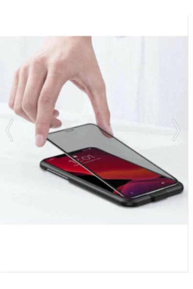 Lims Apple Iphone 11 Pro (5.8'') Kavisli Gizlilik Filtreli Hayalet Ekran Koruyucu - 4