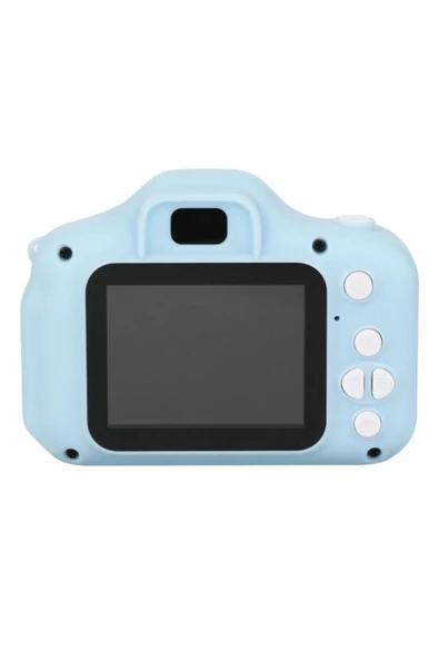 JavaTech Mini Çocuk Kamerası 1080p Hd Video Çekim Kalitesi Cmr9 Dijital Fotoğraf Makinesi Mavi - 4