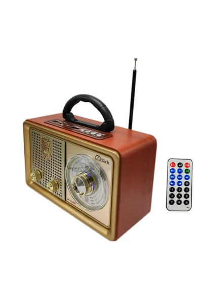 GLR Nostalji Radyo Bluetooth Ho Parlör M-110bt Usb - Sd Kart - 2