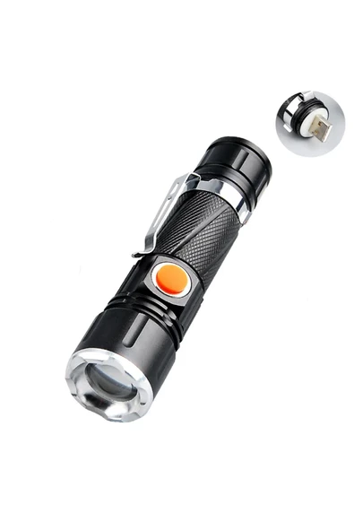 Watton P50 Led Şarjli Mıknatıslı Usb El Feneri Watton Wt-622