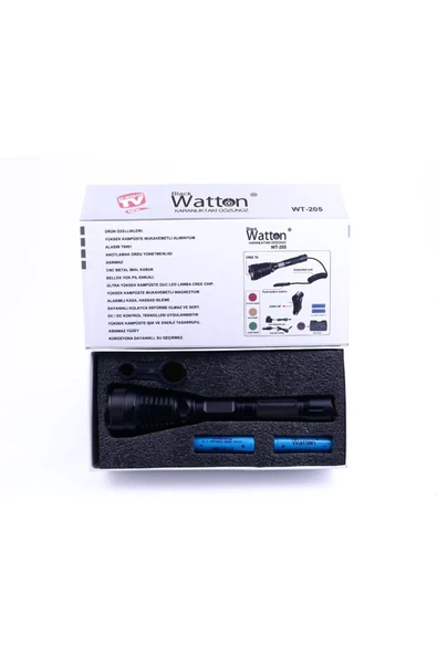 Watton 800 Lümen T6 Özel Avcı Feneri Wt-205 - Resim 3