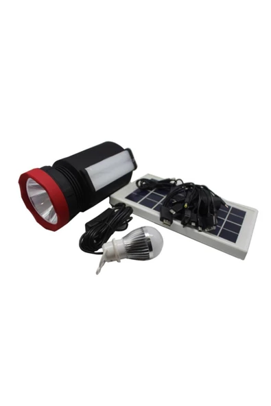 Watton Dgr Shopping Orjinal Wt-315 Solar Güneş Enerjili Fener Işıldak Led Ampül ürün görseli