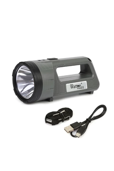 Watton Çınarcık Tog Güçlü Şarjlı Fener Masa Lambası Wt-603 - 2
