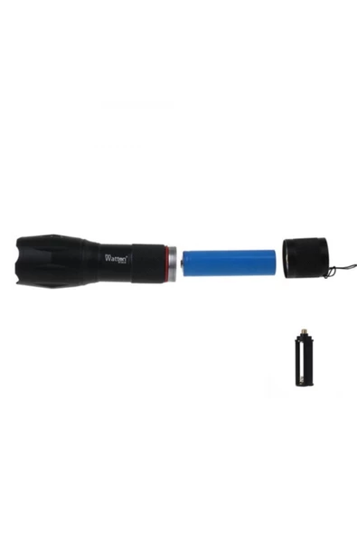 Watton En Güçlü Şarjlı EL Feneri Watton Wt-023 - 5