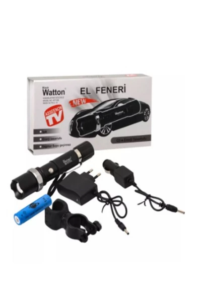 Watton Şarjlı El Feneri Wt-038 - 4