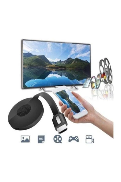 DNR Bilişim J95 Chromecast 4k Wifi Hdmı Görüntü Ve Ses Aktarıcı G2-6