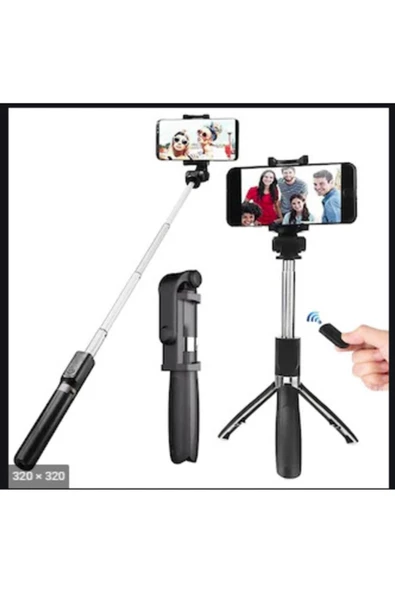 SHOPLİNE Profesyonel Bluetooth Selfie Çubuğu Tripod