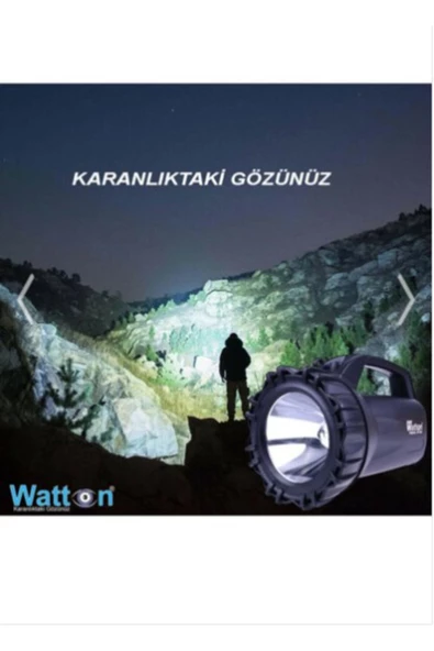 Watton Wt-400 Şarjlı 50 W Projektör