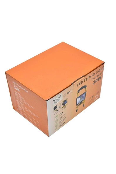 Watton Wt-329 30w Şarjlı Outdoor Led Projektör Ayaklı Fener - 3