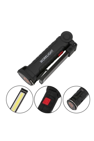 Watton Dgr Shopping Orjinal Wt-295 Güçlü Mıknatıslı Çalışma Lambası Fener - 3