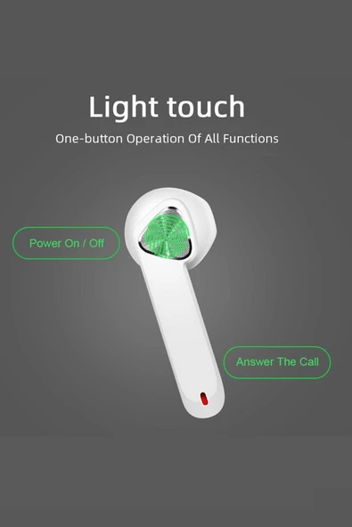 GLRTech Xiaomi Redmi Note 9 Pro Uyumlu True Wireless Pembe 5.0 Kızaklı Bluetooth Kulaklık - 4