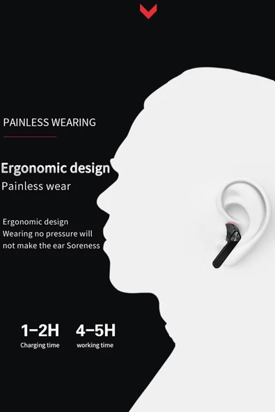Escom Xiaomi Redmi Note 9 9s Uyumlu Bluetooh Siyah Tws Hd Ses Kalitesi Kulaklık - 6