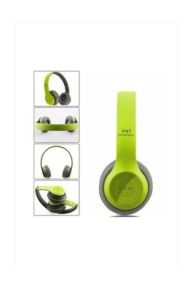 POLYGOLD P47 Bluetooth Kulaklık Kablosuz Kart Girişli Radyolu Aux