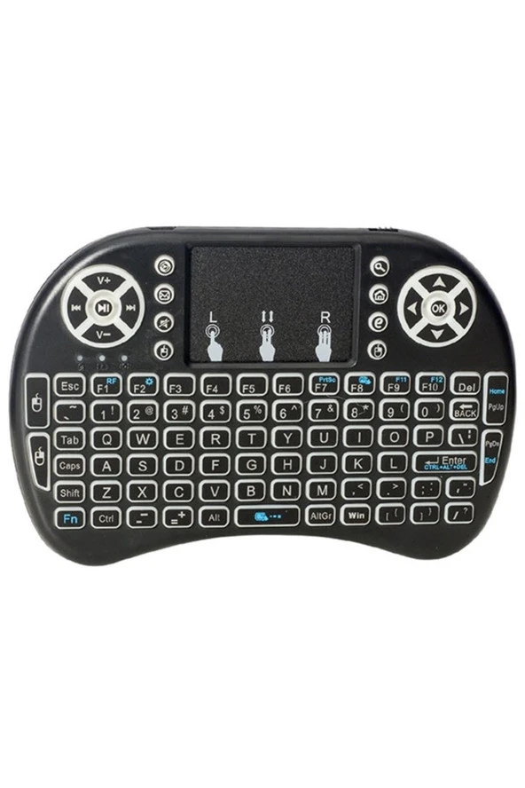 Akıllı Tahta Kablosuz Şarjlı Mini Klavye Dokunmatik Mouse - 2