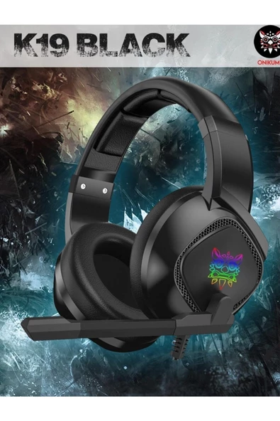 Onikuma X2 Led Işıklı Mikrofonlu Profesyonel Oyuncu Gaming Kulaklık X2 - 4