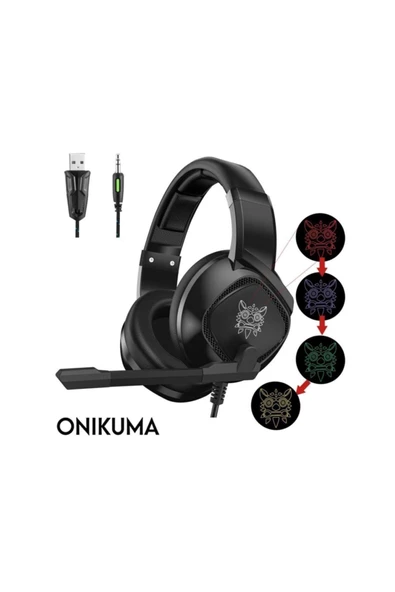 Onikuma K19 Gaming Kulaklık Siyah - 2