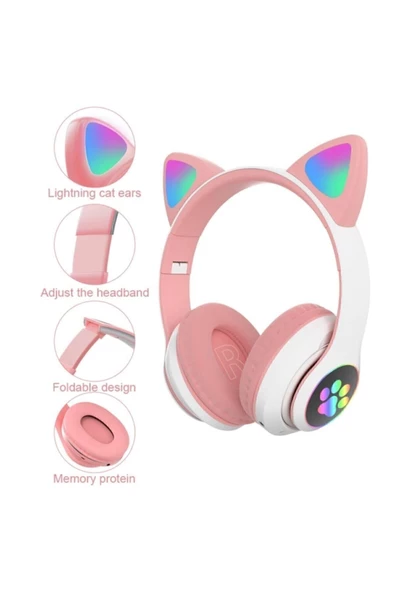 MOBAX Bluetoothlu Işıklı Eba Uzaktan Eğitim Oyuncu Kulaklığı 28 - 2