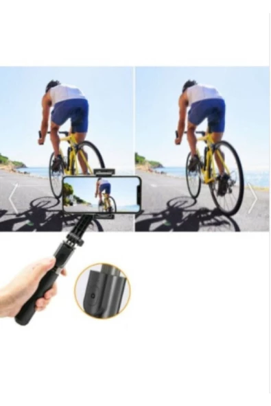 OKMORE Gimbal L08 Anti Shake Profesyonell 360 Bluetooth Telefon Tutucu Ve Tripod - 5