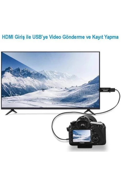 Kuvars Hdmi Video Capture Kart 4k Ps4 Xbox Oyuncu Görüntü Çevirici Aktarıcı Yakalayıcı Adaptör Kaydedici - 4