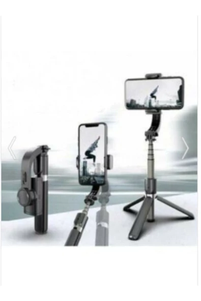 OKMORE Gimbal L08 Anti Shake Profesyonell 360 Bluetooth Telefon Tutucu Ve Tripod - 3