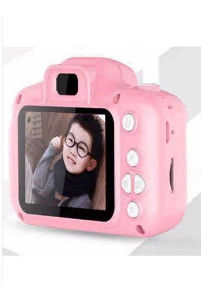 ONREZ Dijital Ekranlı Çocuk Kamerası 1080p Hd Oyun Fotograf Video Kamera Hafıza Kartı Girişli - 2