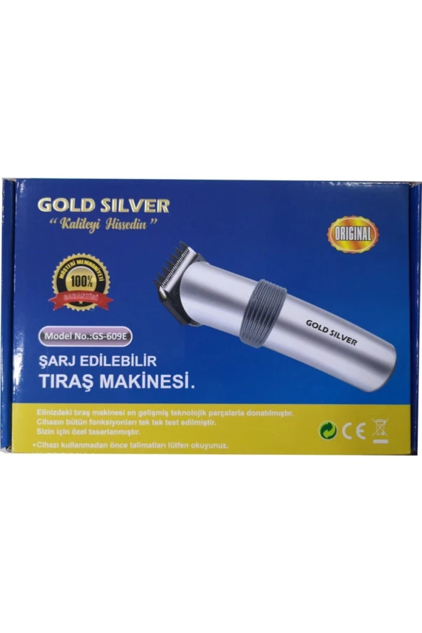 Gold Silver Gs 609e Profesyonel Saç Kesme Makinesi Gold Silver Gs 609e Tıraş Makinesi