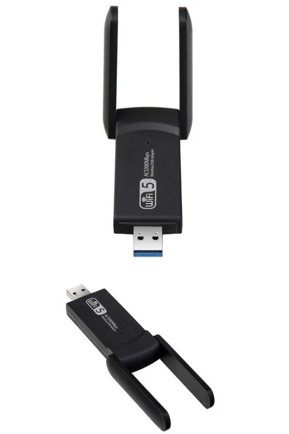 Ac1200 Mbps Dual Band Usb 3.0 Adaptör Kablosuz Wifi Alıcı - 2