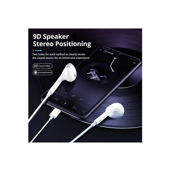 Samsung Galaxy S23 FE Uyumlu Type-C Girişli Mikrofonlu Kulaklık