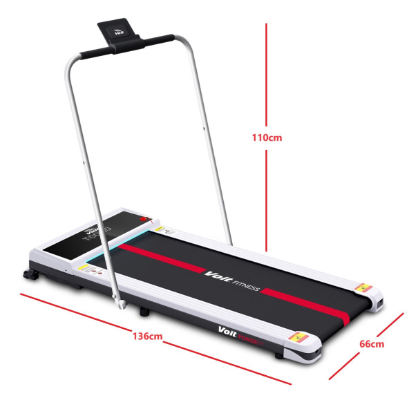 Voit Powerfit 12km Hız Brushless Motor, Işıklı-Manuel Eğim-Kumandalı-Bluetooth'lu-Katlanabilir Koşu Bandı - 2