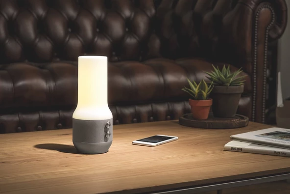 Lexon Terrace + Lamba-BT Hoparlör- Powerbank Metalik Gri - 4