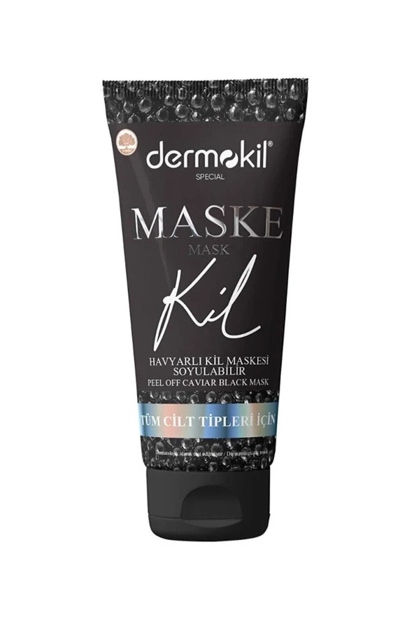 Dermokil Special Soyulabilir Havyarlı Siyah Kil Maskesi 75 ml Tüm Cilt Tipleri Için