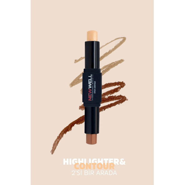 New Well Kontür - Prof. Contour Stick - Çift Taraflı 03 - 4