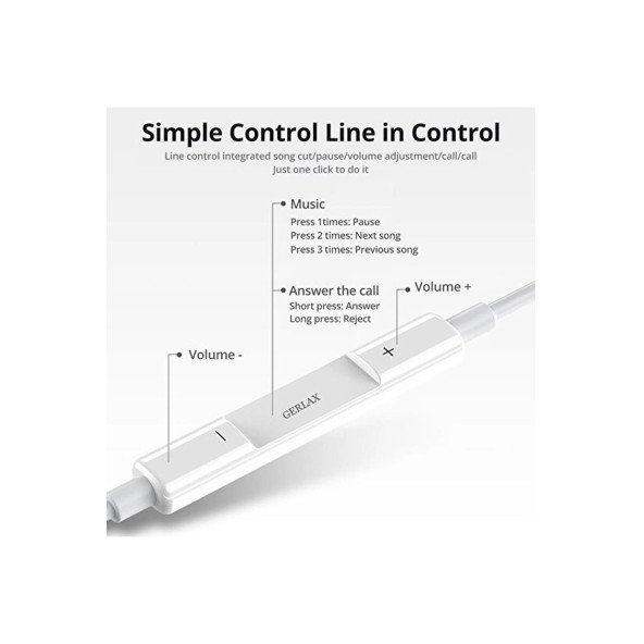 Huawei Mate 10 Pro Uyumlu Type-C Girişli Mikrofonlu Kulaklık - 3