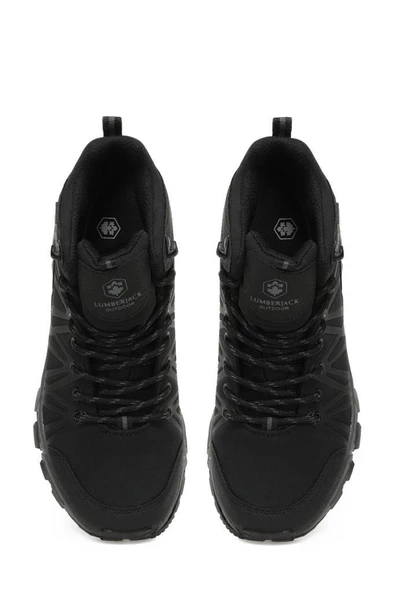 Lumberjack SHELL HI G 3PR Unisex Su Geçirmez Outdoor Bot Siyah 36-40 - 4