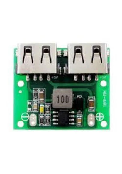 DC-DC 3A Çift  USB Çıkışlı  GERİLİM DÜŞÜRÜCÜ MODÜL