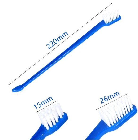 Çift Taraflı Hayvan Diş Fırçası 4 lü set - 2