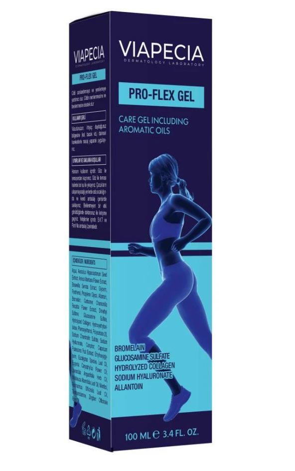 Viapecia Pro-Flex Gel Aromatik Yağlar İçeren Masaj Jeli 100 ml