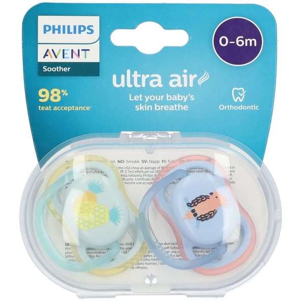 Philips Avent Ultra Air Emzik 0-6 Ay 2li Kız SCF085/12