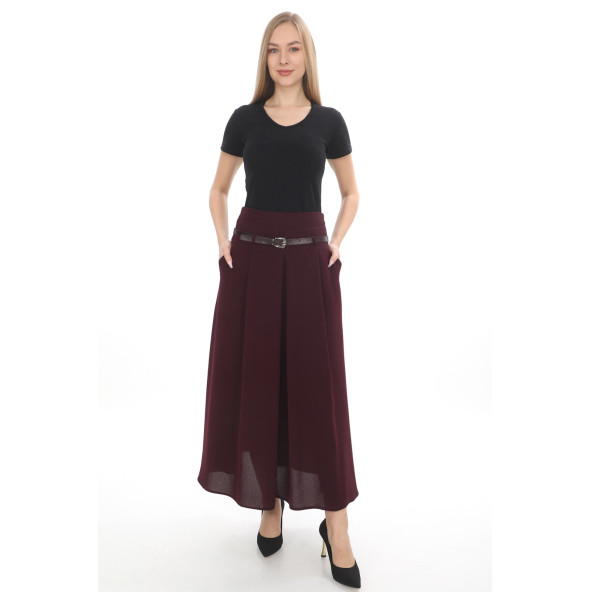 SORALLİNE KADIN ETEK 755 MÜRDÜM