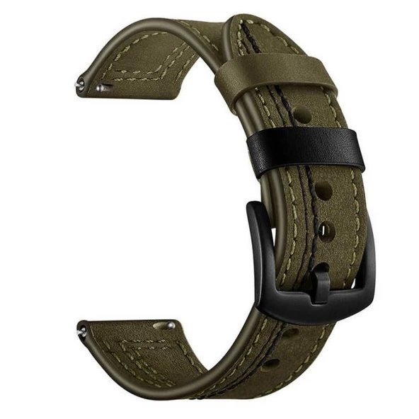 Gpack Garmin Venu 3 Kordon Nubuk Deri Görünüm Dikişli KRD 19 - 3