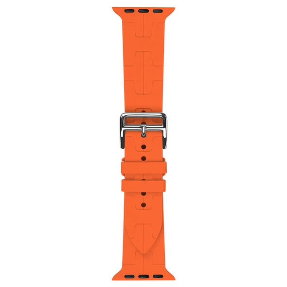 Gpack Apple Watch 4 5 44mm Kordon Katman Görünüm Spor Silikon KRD92 - 4