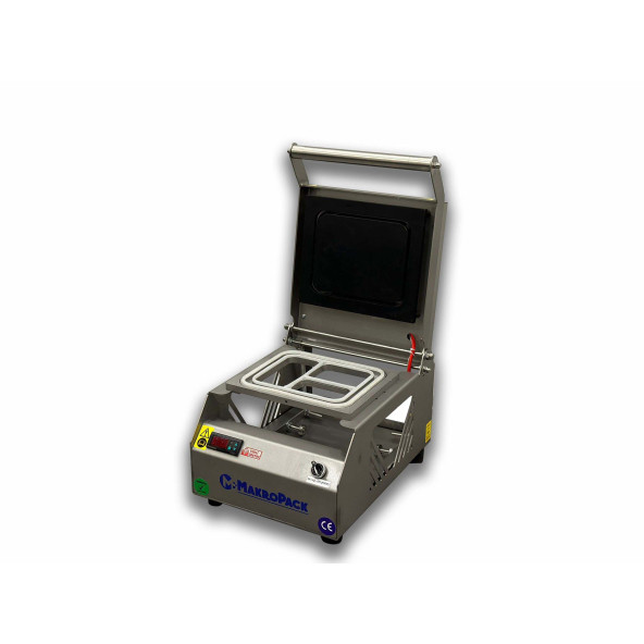 Makropack 3 Bölmeli Tabak Kapatma Makinesi Paslanmaz - 2