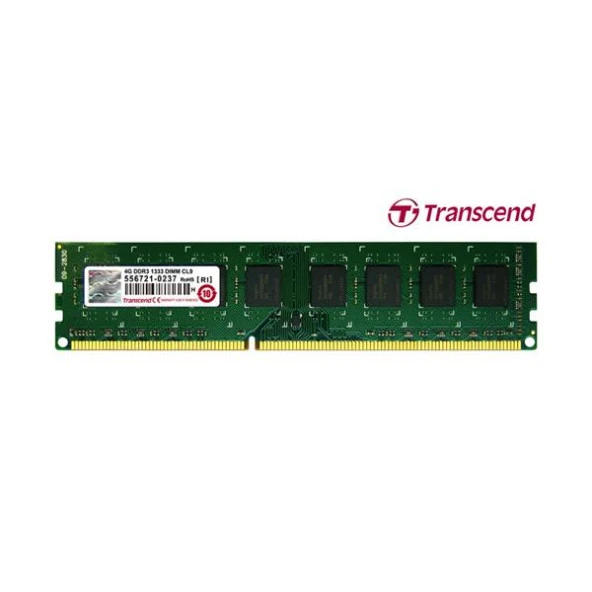Transcend 4GB DDR3 1333MHz CL9 Masaüstü Belleği ürün görseli