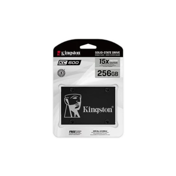 Kingston KC600 256GB 2.5 inç SATA III SSD - 3