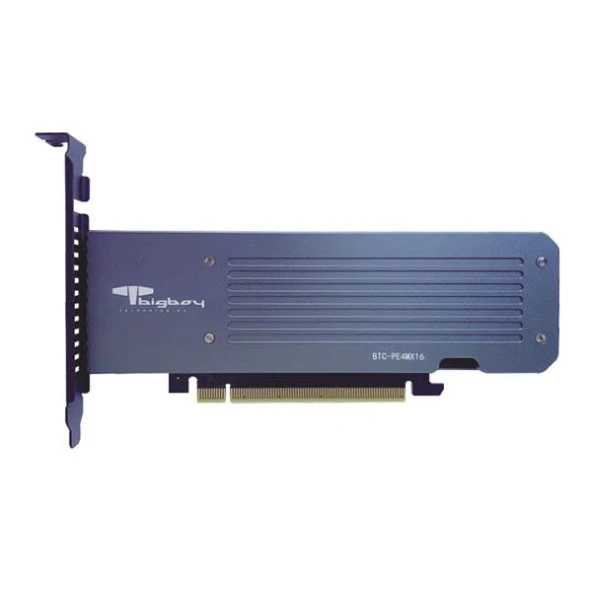 Bigboy PCIe 3.0 x4 PCIe 3.0 X16 4xM.2 22x80 Çevirici Ünite