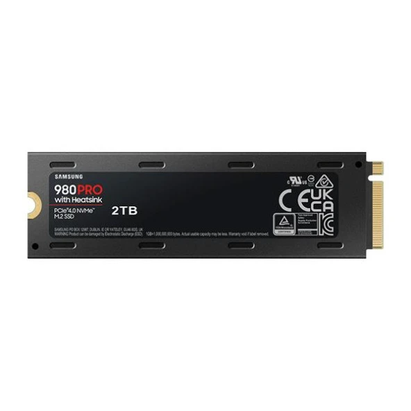 Samsung 980 PRO 2TB 22x80mm PCIe Gen 4.0 x4 NVMe M.2 Soğutuculu SSD - 3
