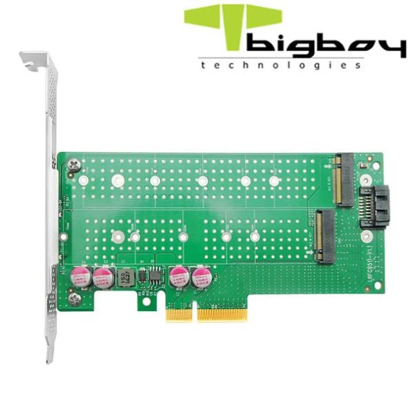 Bigboy PCIe 4.0 x4 PCIe 4.0 x8 2xM.2 1xNVMe+1xSata Çevirici Ünite